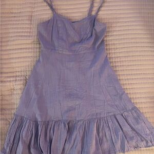 Purple mini dress